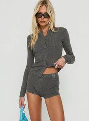 Asami Low Rise Micro Short Grey