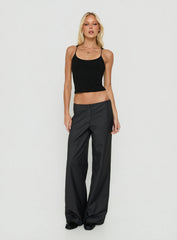 Kierrah Slim Tank Top Black