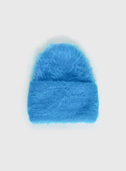 Caevia Fluffy Beanie Cobalt