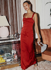 Strauss Maxi Dress Red