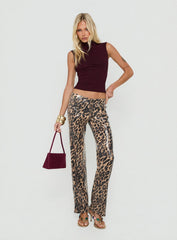 Heartbreaker Sequin Pants Leopard