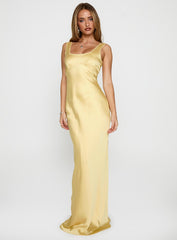 Dasha Maxi Dress Lemon