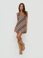 Carmisa Mini Dress Multi Stripe