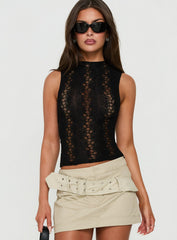 Kimi Lace Top Black