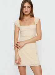 Lanchester Mini Dress Butter Yellow