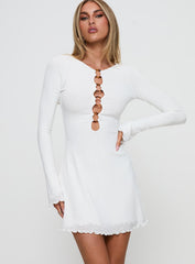 Dejonge Ring Mini Dress White