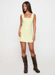 Dasha Mini Dress Lemon