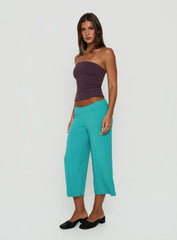 Kassey Gaucho Shorts Teal