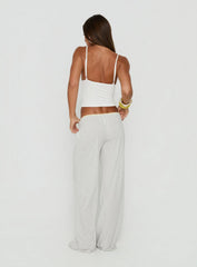 Jessika Ultra Low Pants Yellow / Grey Marle