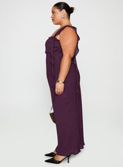 Lanai Maxi Dress Plum Curve