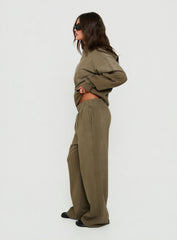American Thrift Fleece Baggy Sweatpant Washed Olive