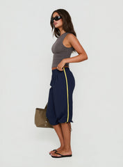 Riyah 3/4 Low Rise Nylon Pants Navy