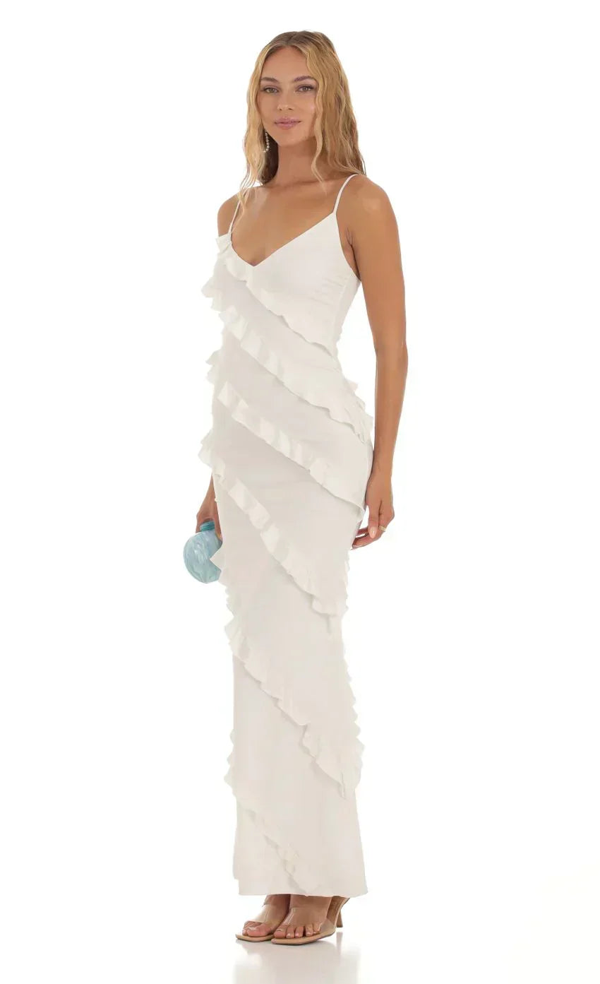 Ruffle Maxi Dress