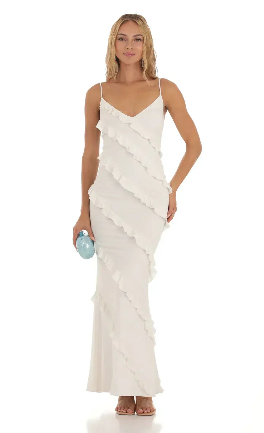 Ruffle Maxi Dress