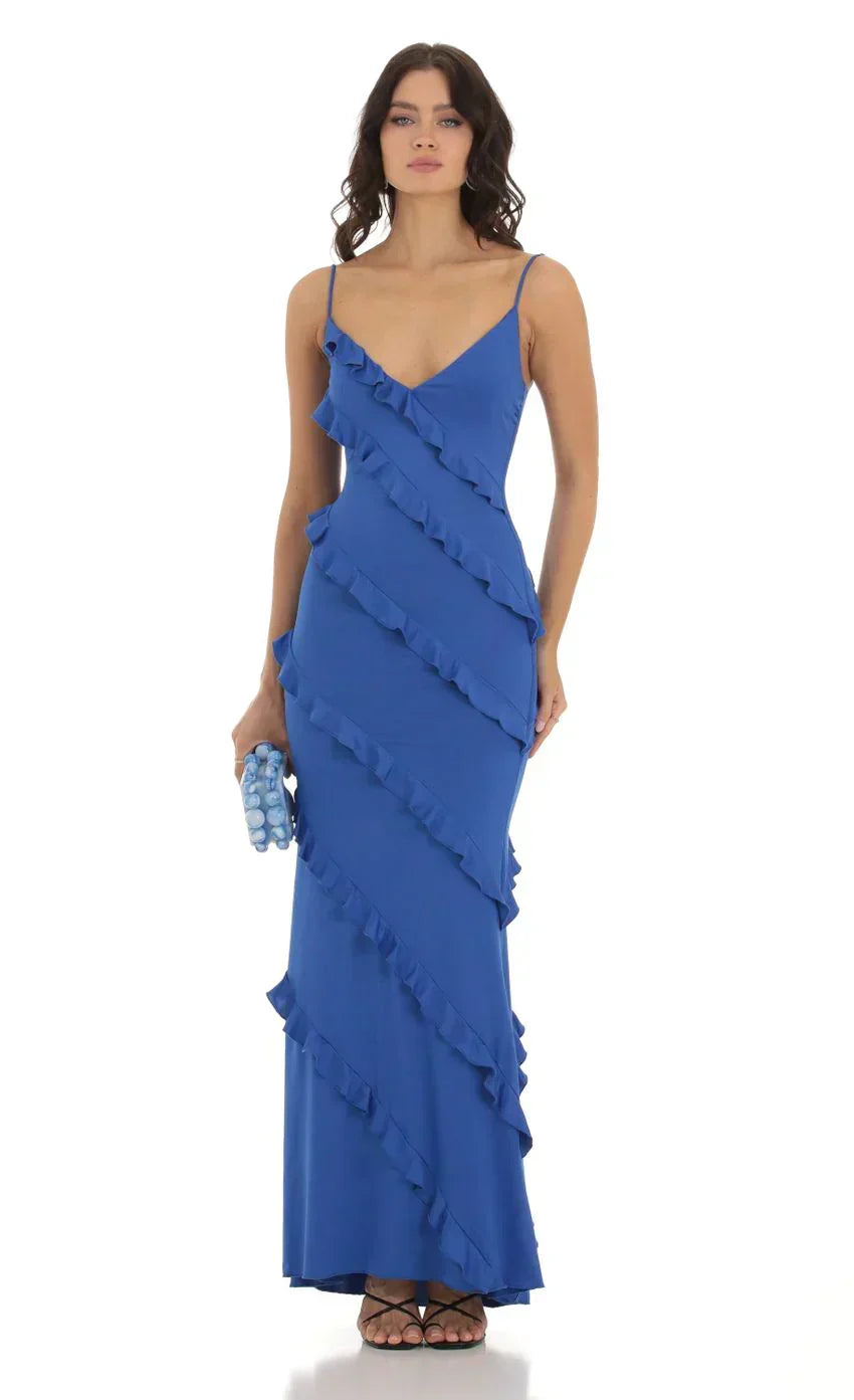 Ruffle Maxi Dress